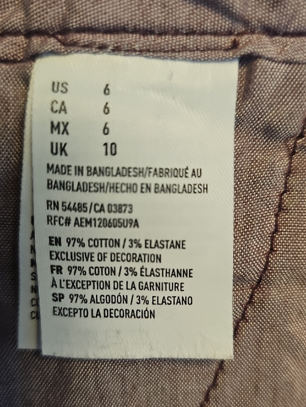 American Eagle Outfitters Women’s Wine Jean Shorts - Picture 6 of 6